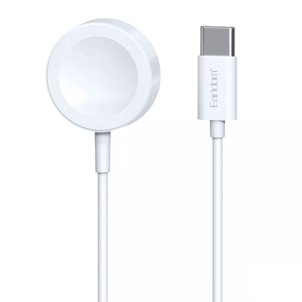 Earldom ET-WC22,Wireless charging cable For Apple Watch, 5V/0.35A, 1.0m, White - 40235
