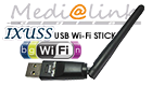 Medialink IXUSS USB WiFi Wireless LAN Adapter 150 Mbit/s with 3dBi antenna