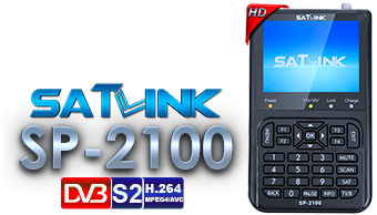 SATLINK SP-2100 HD Sat Finder DVB S/S2 MPEG-2/4