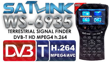SatLink WS6935 DVB-T MPEG4 HD Terrestrial Aerial Meter