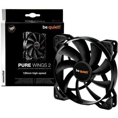 BE QUIET BL080 Pure Wings 2 120mm High-Speed 3-Pin, Fan speed-2.000RPM,35.9 dB(A)