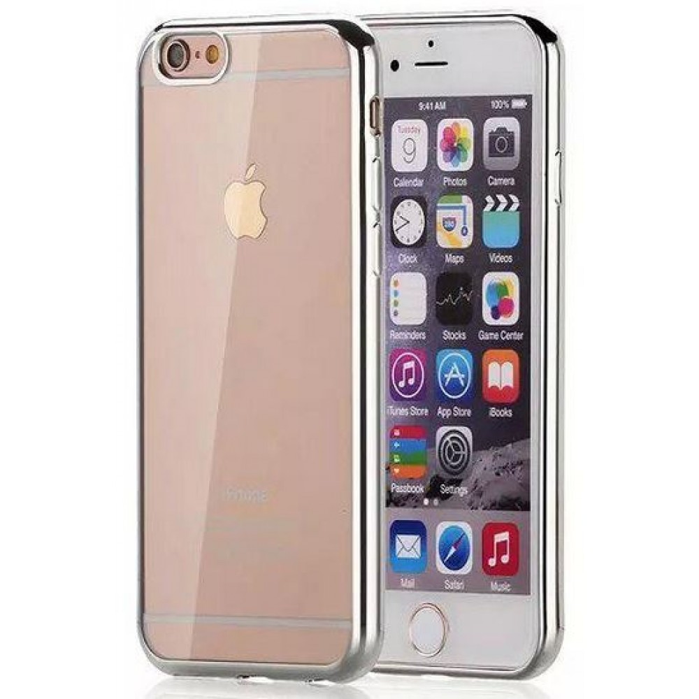 OEM Case for iPhone 7 Plus, Sillicon, Ultra thin 0.33mm, Silver - 51385