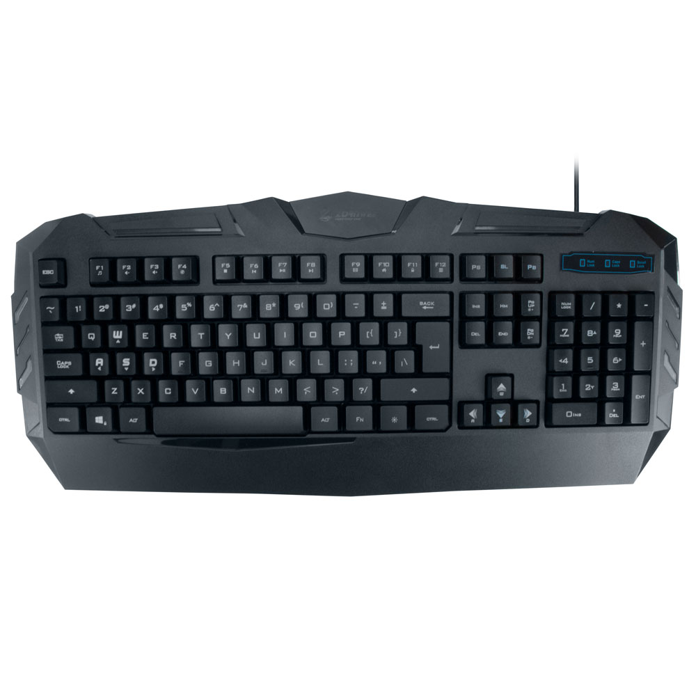 ZornWee V6 Gaming keyboard, Black - 6063 
