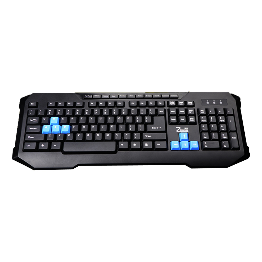 ZornWee X6 Soldier Gaming keyboard, Multimedia, USB, Black - 6058