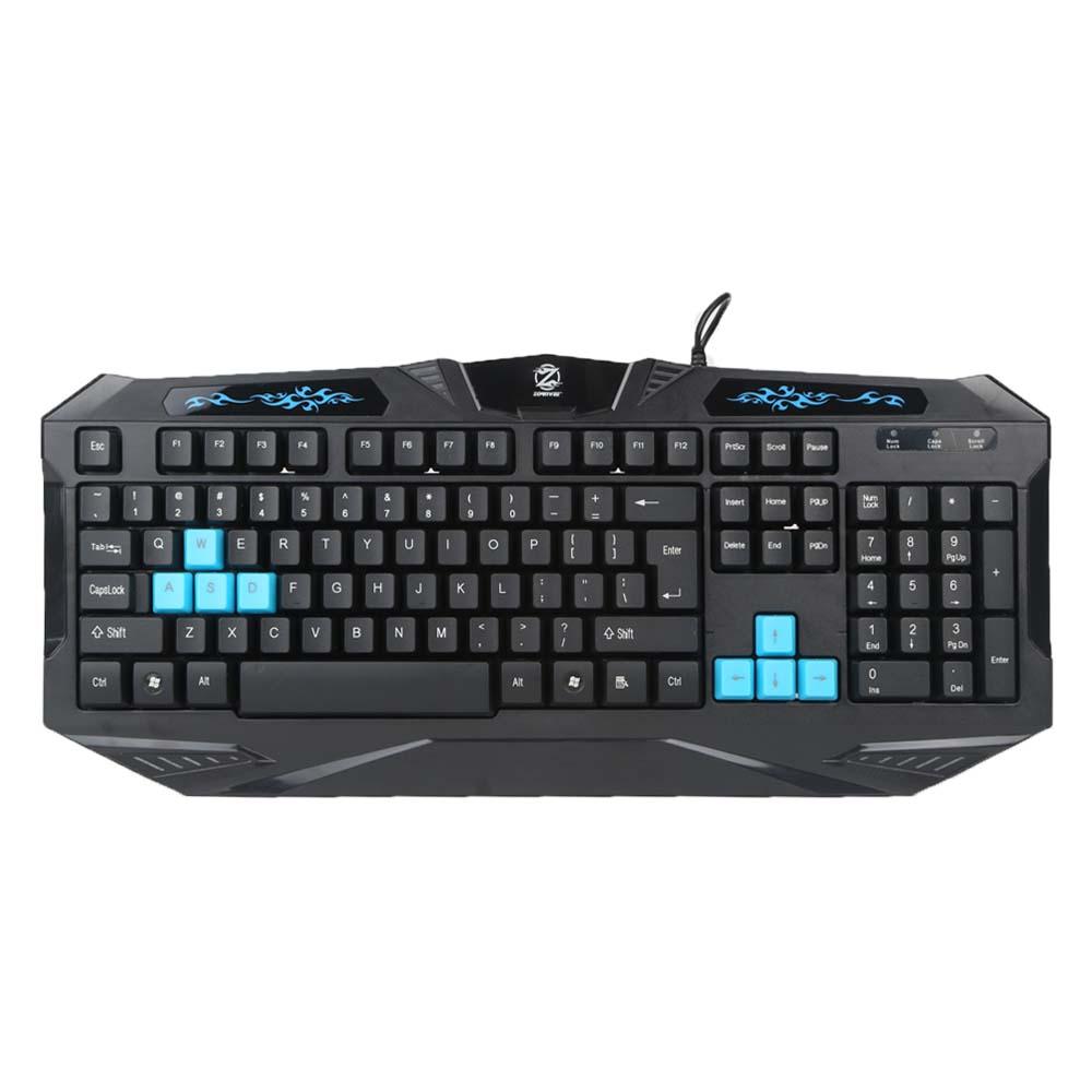 ZornWee X3 Gaming keyboard,  USB, Black - 6060 