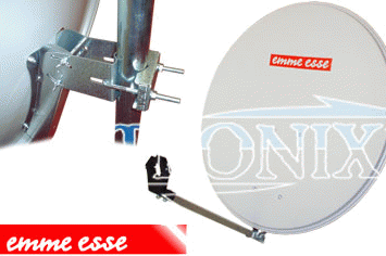 EMME ESSE 8080 Δορυφορικο Πιατο Κατοπτρο Click System 80cm Steel Dish