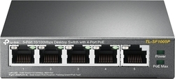 TP-Link TL-SF1005P v4.0, ​5-Port 10/100Mbps Desktop Switch with 4-Port PoE